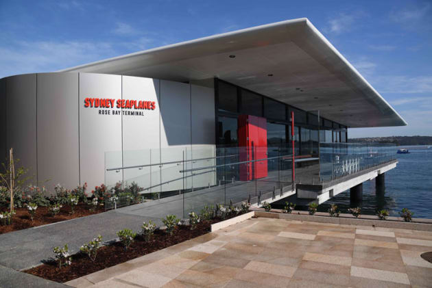 Sydney Seaplanes new Rose Bay terminal. (Lenn Bayliss/Sydney Seaplanes)