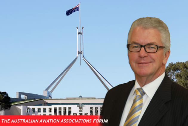 The Australian Aviation Associations Forum (TAAAF) presents a united industry view to Canberra under the guidance of Honorary Chairman Greg Russell. (composite image)