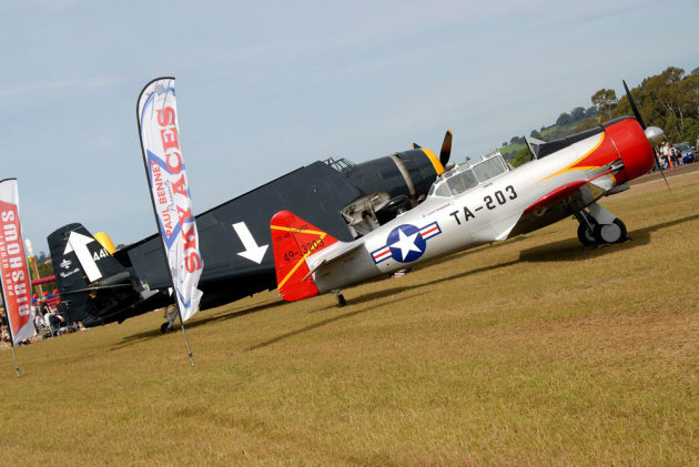 Paul Bennet Airshows continued their policy of support for regional air shows with a solid contribution. (Steve Hitchen)