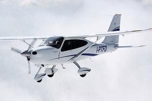 Tecnam's P2010 four-set GA aircraft won best general aviation aircraft at Aero 2013. (Tecnam)