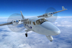 Tecnam's PTwenty-Twelve Traveller is aimed at the mid-range charter market to replace ageing twin-engined piston aircraft. (Tecnam)