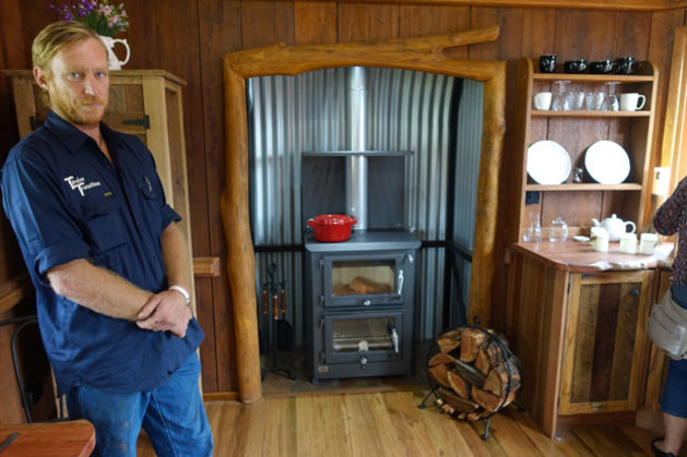 Inside the Timber Transitions display home shown at the Maleny Wood Expo.