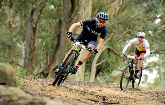 Crunch time for Pat in the Highland Fling MTB Marathon.