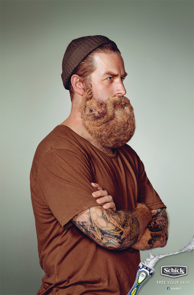 When Sydney and New Zealand-based photographer, Troy Goodall was presented with the brief for Schick Razors&rsquo; Feral Beards campaign, he was immediately intrigued. Stroking his non-existent beard for inspiration, he dived in with the creative team at Y&R NZ to capture the movement away from the Hipster beard and highlight the quality of the advertised product, Schick Razors. &ldquo;The shoot was totally enjoyable especially since the talent were all hipsters who were completely in love with their beards,&rdquo; says Goodall. Deciding on how to create the beards proved a challenge though.