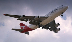 Qantas B747-438 VH-OJA will retire to Illawarra Regional Airport. (Bob Adams)