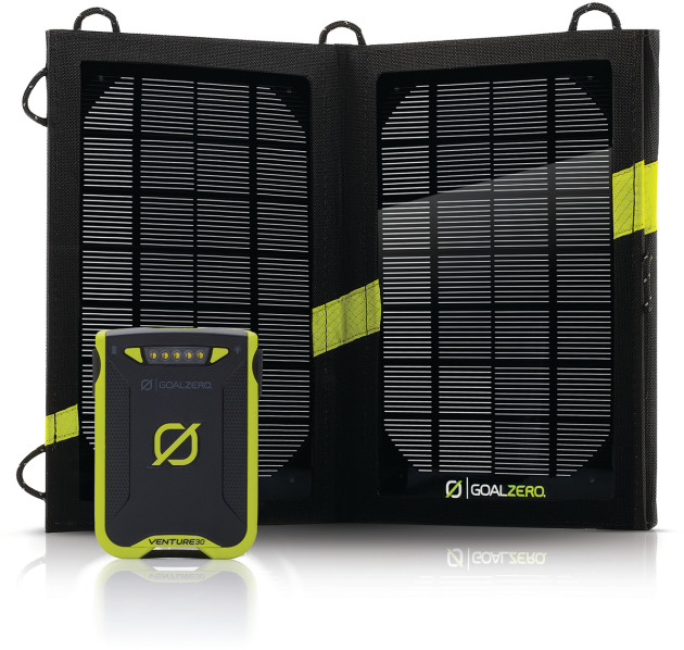 <p>Goal Zero Venture 30 Solar Recharging Kit</p>