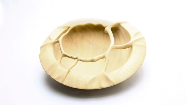 Vince Rush, Wood Art turned and carved jacaranda