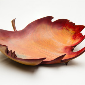 Vince Rush, Leaf Platter in coachwood
