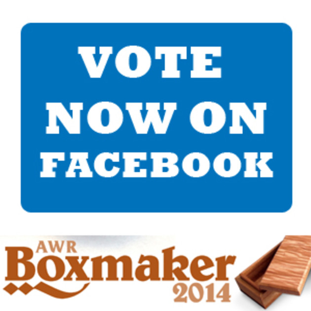 Vote for your favourite box competition entries on Facebook now to decide who wins People's Choice Award.