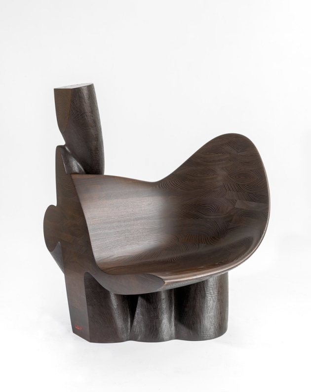 Wendell Castle, More or Less, 2014, stained ash, 737 x 1384 x 1902mm. Courtesy of the artist and Friedman Benda, New York
Photo courtesy of Friedman Benda and the artist. Photo byAdam Reich Photography