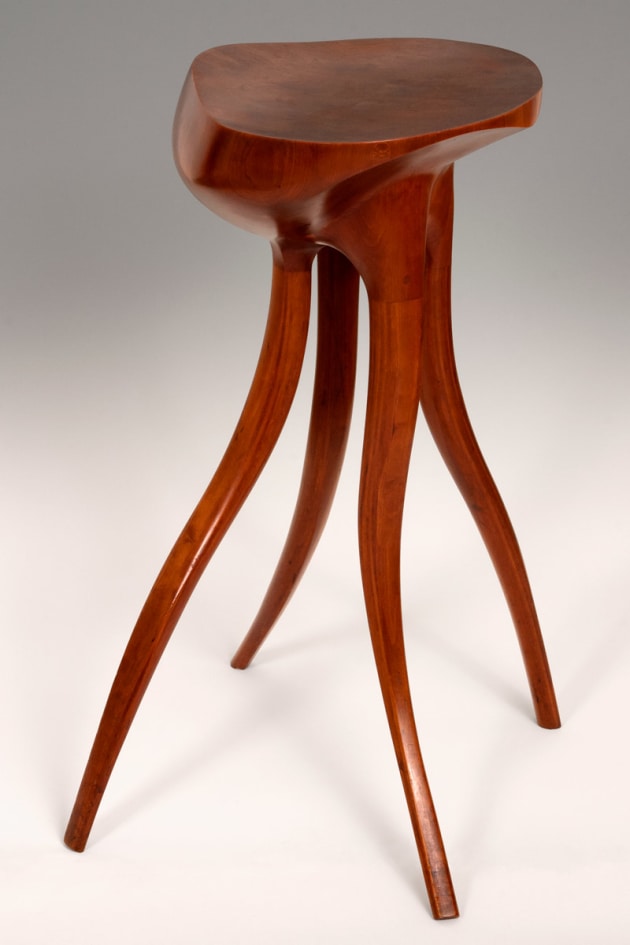 Wendell Castle, Stool 1963, cherry. Courtesy of Roy Cartwright. Photo courtesy of Roy Cartwright. Photo by Elizabeth Torrance