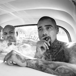The highlight of the 'Desert Ink' exhibition is the image titled &lsquo;Angel, Sinner, and Lazz', which is a finalist in this year&rsquo;s Head On Portrait Prize.