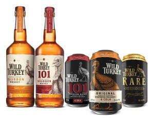 Wild Turkey's new glass and RTD packaging has been launched in Australia.