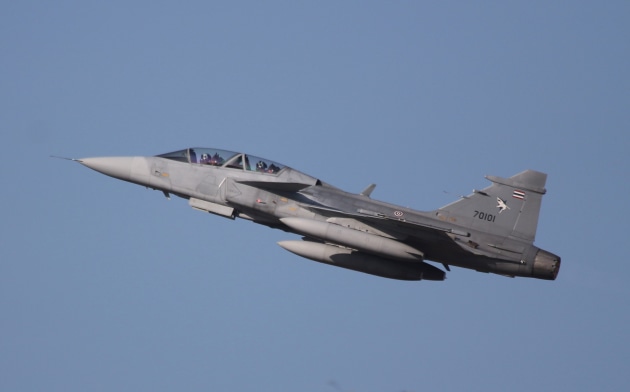 A Royal Thai Air Force JAS-39D Gripen at Pitch Black 2024.

Credit: Nigel Pittaway