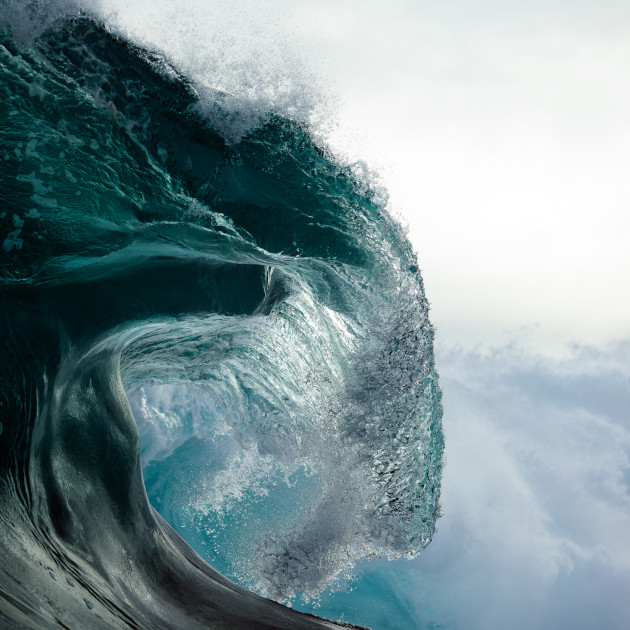 &copy; Ed Sloane. Exploring waves with a long lens often yields captivating images.