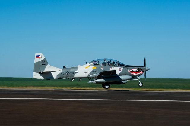 A Philippine Air Force A-29 Super Tucano. (Embraer)