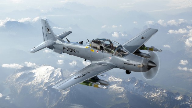 Embraer's A-29 Super Tucano light attack aircraft. (Paulo Rezende/For&ccedil;a A&eacute;rea Brasileira)