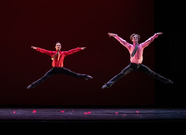 Kohei Iwamoto and D'arcy Brazier in 'Rooster'. Photo by David Kelly.