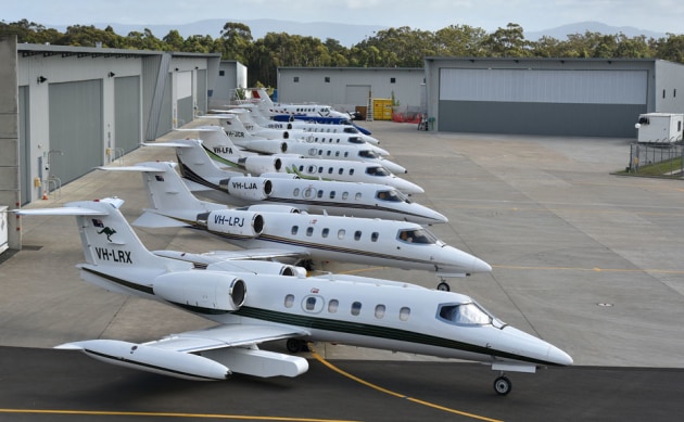 Air Affairs operates a fleet of 30 and 60 series Learjet aircraft to provide Jet Aircraft Support for ADF training. (AAA)