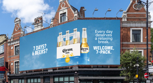 Smurfit Westrock's seven-bottle Corona Cero pack is designed around the concept of one beer for every day of the week.