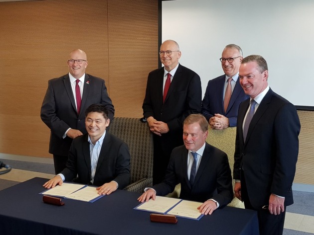 The new centre will strengthen cooperation between Dassault and the University. Credit: Michael Haddy via Twitter