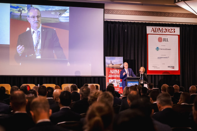 Deputy Secretary of CASG Chris Deeble addresses the 2023 ADM Congress in Canberra on 21 June.
Credit: Kieron Turner/The Decisive Point