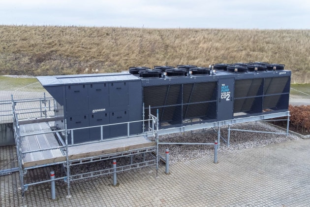 The unit has been dubbed the largest plug-and-play CO2 heat pump in the world.