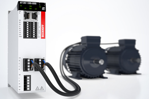 Beckhoff expands its motion portfolio with a new cost-effective option, the AF1000 series economy VFD. (Image: Beckhoff)