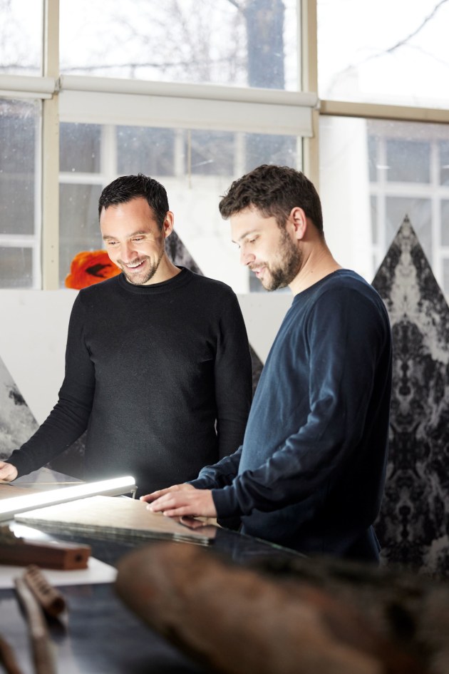 Aidan Hartshorn and James Tylor. Photo by Lightbulb Studios.