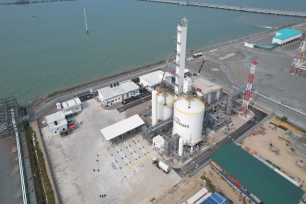 The Pengerang LNG regasification terminal in Johor.