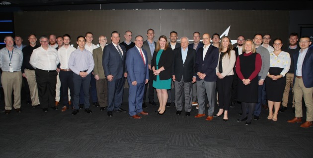 Lockheed Martin AIR6500 capture team pictured together within the Endeavour Centre, Lockheed Martin Australia House, Canberra