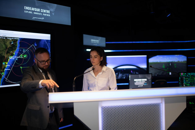 Lockheed Martin&rsquo;s demonstration centre at the Endeavour Centre
in Canberra. (LMA)