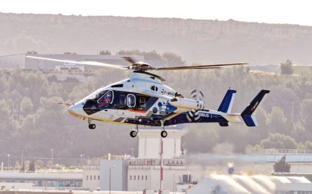 Airbus Helicopters' Racer demonstrator lifts off. (J&eacute;r&ocirc;me Deulin / Airbus Helicopters)