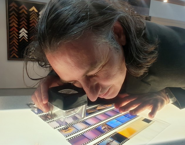 Alex at work.