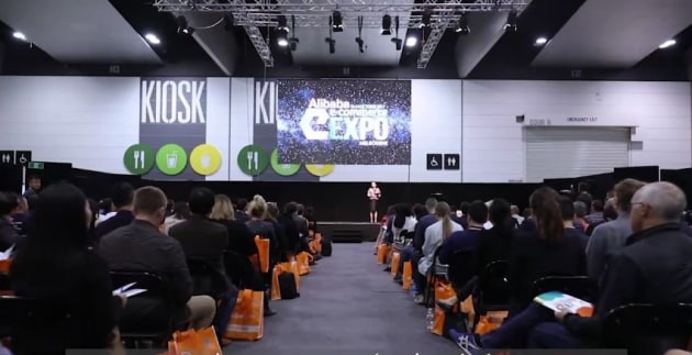 The Alibaba expo and conference will take place in Sydney and Melbourne this year.