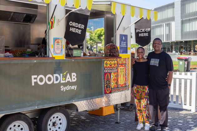 FoodLab participants Alick and his wife, loveness.