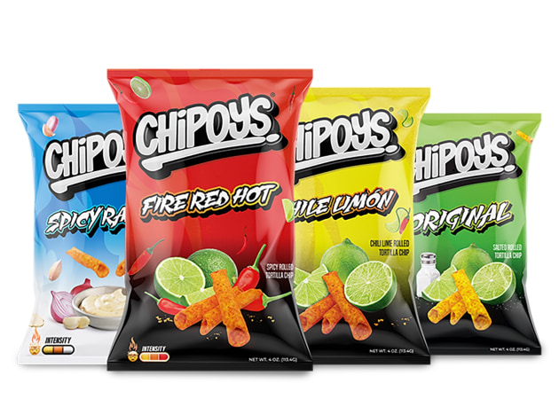 All four flavours are included in Chipoy's ANZ expansion.