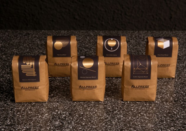 Allpress Espresso's global packaging redesign