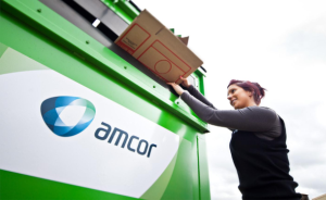Amcor is on track to reduce greenhouse gas emissions intensity by 28 per cent, landfill intensity by 60 per cent, and water use intensity by 20 per cent.