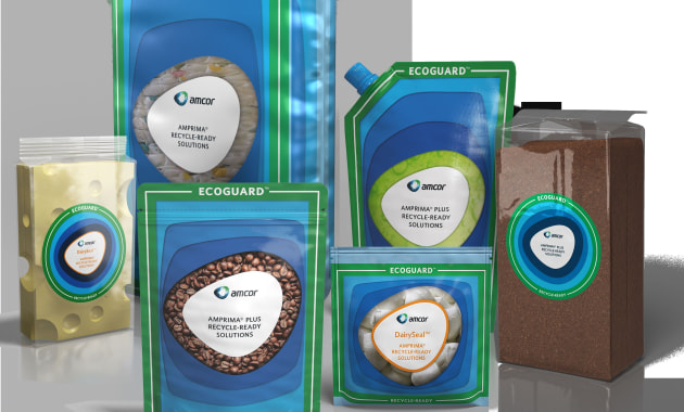 Amcor's AmPrima recycle ready range is an example of mono-material innovation. Image: Amcor