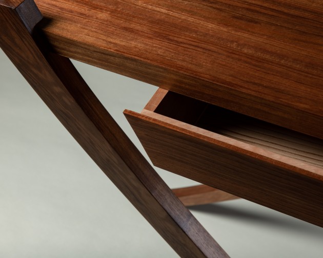 Amy Short, Kris Hall Table, Tasmanian blackwood, cedar