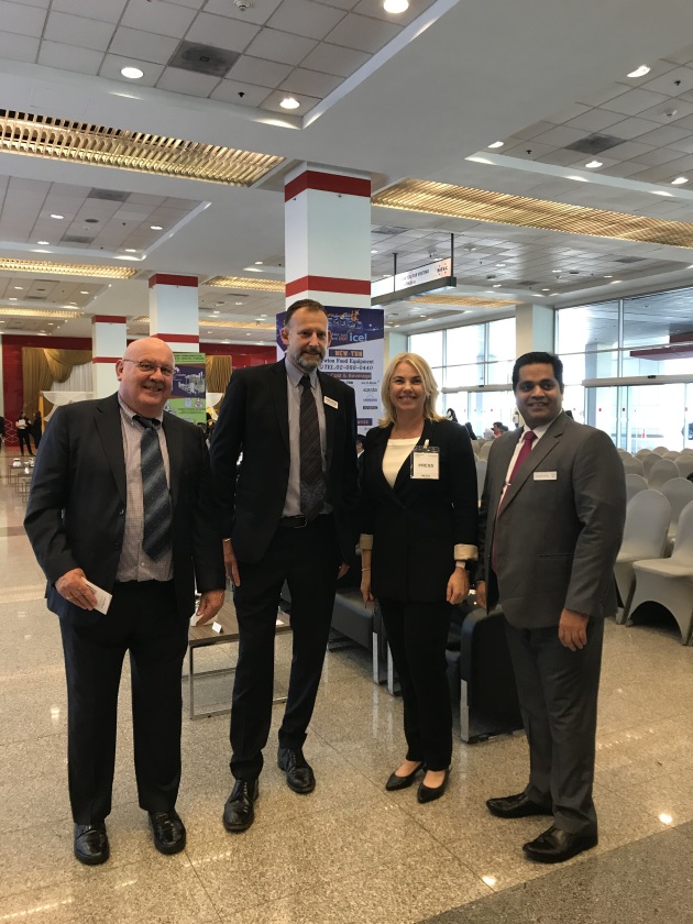 Andrew Manly, AIPIA; Marek Szandrwoski, Informa; Lindy Hughson, PKN; Sameer Mithia, UBM.
