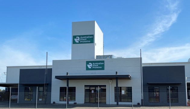 Australian Plant Proteins was founded in 2016 by Melbourne-based agricultural investment management company EAT Group. Its plant protein fraction plant is in Horsham, Victoria. (Source: Australian Plant Proteins)