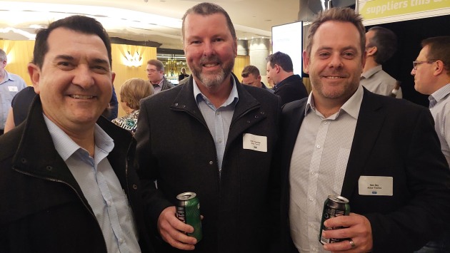 Aldus Tronics trio: (l-r) Brett Riddell, Scott Foreman, and Ken Sky.(Image: PKN)