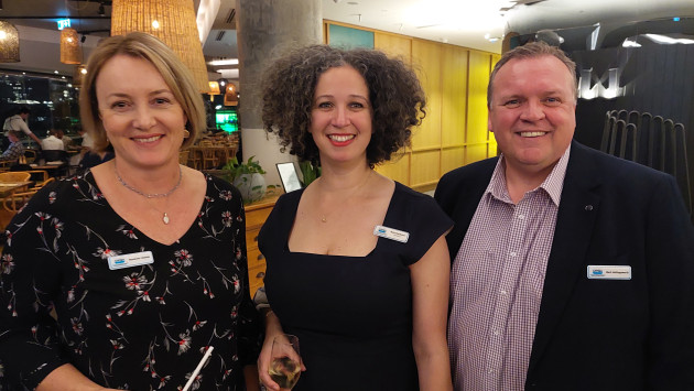 APPMA Board members: (l-r) Roseanna Jessop, Pilz; with Rym Kachouri, FoodMach; and Mark Hollingsworth, Rhima. (Image PKN)