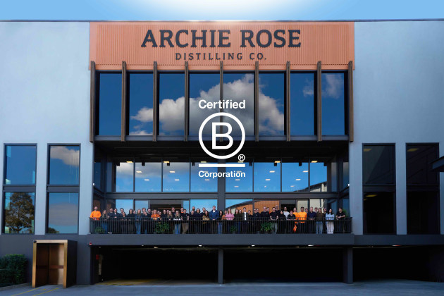 Sydney based, Archie Rose Distilling Co., has been certified as a B Corporation, with the company timing the milestone to its push into export markets.