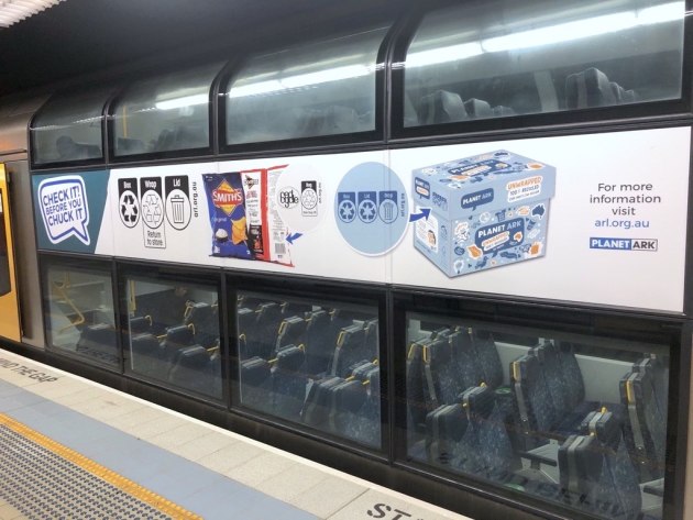 An awareness campaign for the ARL has rolled out in advertising on public transport.