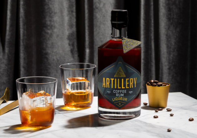 Distillers blended rum, partly aged in the West Indies, along with Melbourne-roasted coffee beans for the Coffee Rum Liqueur release. Image: Artillery Distillery
