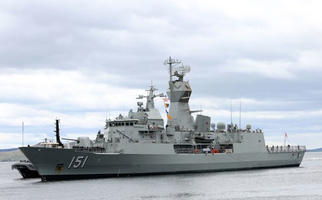 HMAS Arunta is the first ANZAC ship to complete the AMCAP upgrade. RAN