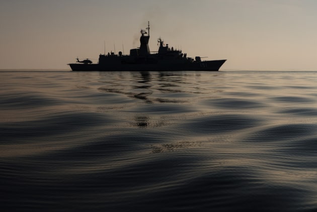HMAS Arunta on patrol in the Middle East.
Defence